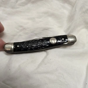 Vintage 2 Blade Imperial Black Pocket Knife From R.I. USA 3" Long  - Picture 1 of 6