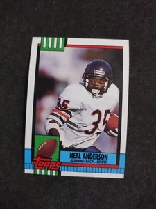 1990 Topps #367 Neal Anderson Chicago Bears Football Karte - Bild 1 von 2