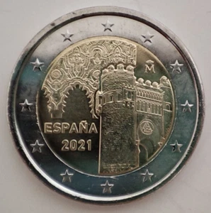 Spain 2 euro coin 2021 "Historic city of Toledo" UNC - Picture 1 of 2