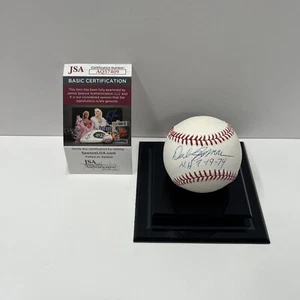 Dick Boseman Senators NH 1974 Inscribed signed Baseball JSA #AQ57409 - Picture 1 of 13