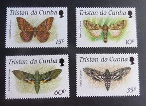 Tristan Da Cunha 1990 Moths SG490/3 MNH UM unmounted mint - Imagen 1 de 1