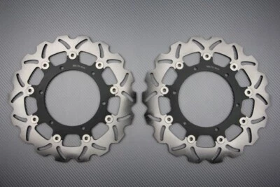 Front Brake Discs Wave Flottanat 300mm Yamaha YZF R1 YZF-R1 RN04 2000-2001 - Image 1 of 2