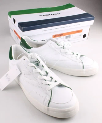 Zapatillas Tretorn Swerve Para Hombre Blancas Verdes Talla 10 10.5 NUEVAS - Imagen 1 de 4