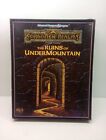 RUINS OF UNDERMOUNTAIN Forgotten Realms TSR 1060 AD&D 1ST EDTN COMPLETE BOX SET!