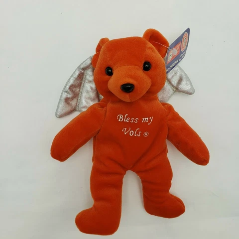 Tennessee Volunteers Bless My Vols Bear Angel Beanie Plush Cover