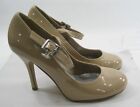 new ladies Skintone 4"High Stiletto Heel ROUND Toe  Shoes WOMEN Size 9