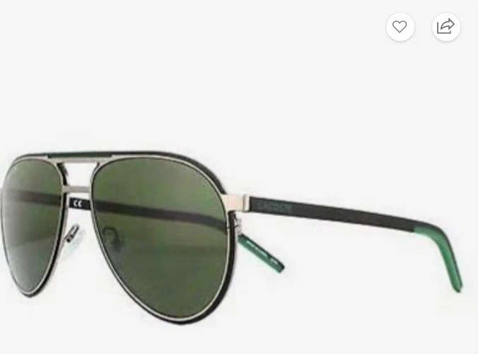 Gafas de sol LACOSTE L193S 035 marco gris brillante lentes grises 58 mm Foto 1 de 1