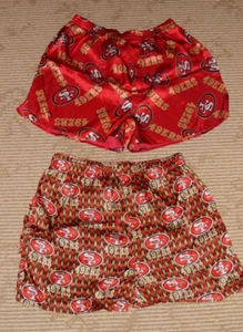 2 Qty San Fransisco 49ers Vtg Size Large Silk Boxer Shorts! Excellent Condition! - Picture 1 of 5