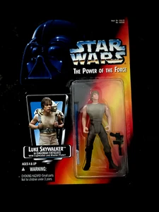 Star Wars Power of the Force 1995 Luke Skywalker in Dagobah Fatigues Figur - Bild 1 von 2