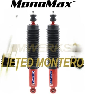 AMORTIGUADORES KYB MONOMAX Max Duty traseros 3 - 4 pulgadas elevados mitsubishi montero 92 - 99 00 Foto 1 de 2