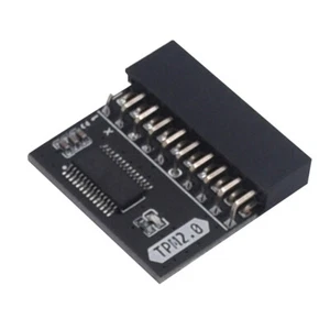 LPC 20 Pin Mainboard Card TPM2.0 Module for ASUS Gigabyte Motherboard - Photo 1/11