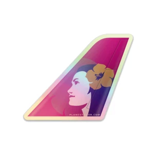 Hawaiian Airlines Tail Holographic - Picture 1 of 1
