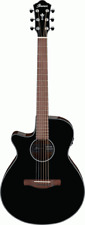 Ibanez AEG50L BKH Left Handed Acoustic Guitar (Black High Gloss) for sale