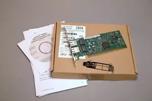 IBM NetXtreme 1000 T + Dual Port Ethernet Adapter 39Y6093 Intel NOS PCI-X Giga - Picture 1 of 5