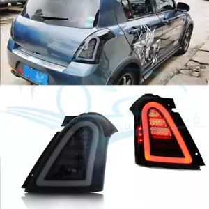 For Suzuki Swift 2005-2016 Left&Right Smoked Rear Bumper Tail Light Brake Lamp - Picture 1 of 11
