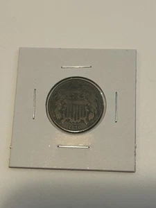 1870 Two Cent Piece 2 Cent US Type Coin 2C Low Mintage - Picture 1 of 2