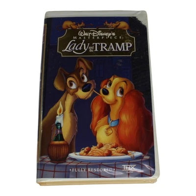Lady and the Tramp VHS 1997 Animated Classic Fully Restored Disney - Image 1 of 4