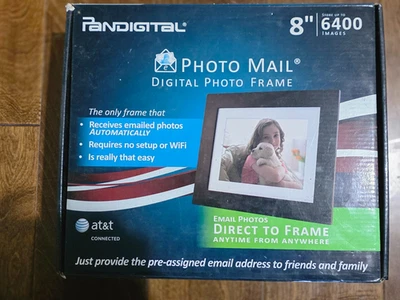Pandigital PAN8008DW 8" Digital Picture Frame Never Been Opened - Image 1 of 3