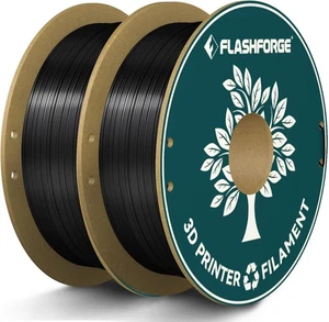 Paquete básico de filamento para impresora 3D negro FLASHFORGE PLA 1,75 mm 2 kg/1 kg EE. UU. - Imagen 1 de 10