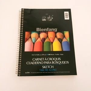 Bienfang Kunst Skizzenbuch Größe 8,5 x 11 Zoll, 81 GSM, 100 Blatt - Bild 1 von 9