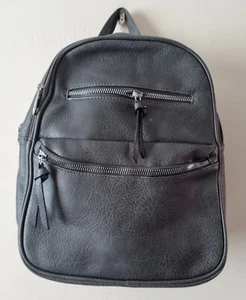 Neu kleiner grauer Rucksack Handtasche Tasche für Damen Mädchen - Bild 1 von 2
