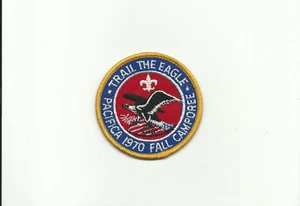 SCOUT BSA 1970 TRAIL THE EAGLE PACIFICA FALL CAMPOREE PATCH ORANGE EMPIRE CNCL ? - Bild 1 von 1