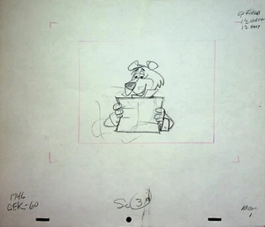 1960s Cocoa Krispies & Snagglepuss Original Hand-draw Character Commercial Art - Bild 1 von 2