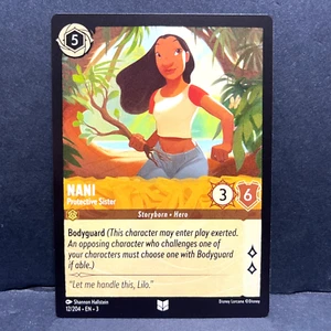 2024 DISNEY LORCANA INTO THE INKLANDS NANI 12/204 POCO COMÚN - Imagen 1 de 2