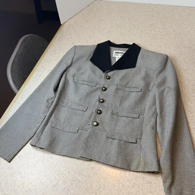 Chaqueta Blazer Dani Max Lois Snyder Para Mujer’s 6 De Colección Diseño Pata de Gallo Foto 1 de 4