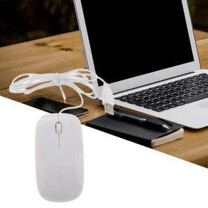 WIRED USB OPTICAL MOUSE For PC LAPTOP COMPUTER SCROLL RED гё Y LED εζ WHEEL U9U8 - Picture 1 of 12