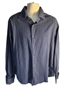 Brandini Men’s XL Shirt 100% Cotton Long Sleeve Casual Button Front - Picture 1 of 5