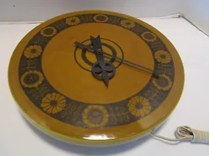 Vintage Meridian Wall clock George Nelson Bitossi Aldo Londi 7555 13.25" W Italy - Picture 1 of 20