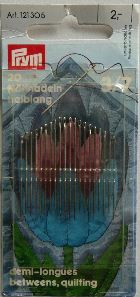 Prym 121305 Nähnadeln halblang sortiert No. 3-7
