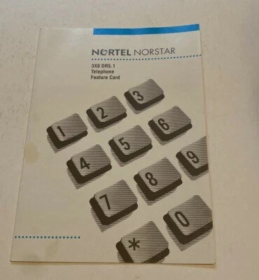 NORTEL NORSTAR MERIDIAN Compact DR5 Telephone Feature Card *NEW - Image 1 of 2