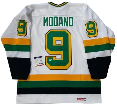 MIKE MODANO SIGNED & INSCRIBED CCM NORTH STARS 1991 STANLEY CUP JERSEY PSA COA - Image 1 of 4