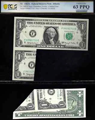 1963A $1 Small Size $1 Federal Reserve Notes 1901-F PCGS 63 - Image 1 of 3