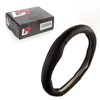 Lenkradschoner Lenkradbezug Hülle Ø 38x9 cm 15x3,5 Zoll schwarz rot für RENAULT - Bild 1 von 4