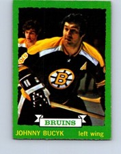 VINTAGE HOCKEY CARD TOPPS 1973 BOSTON BRUINS JOHNNY BUCYK  NO52