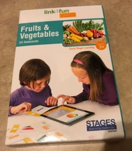 Link4Fun Fruits and Vegetables Flashcards Set NEW factory sealed - Photo 1 sur 1
