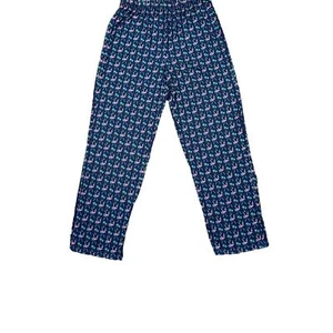 Vineyard Vine Girl's Holiday Print Pajama Pants Palmski-Deep Bay SIZE-XL - Picture 1 of 5