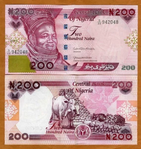 Nigeria, 200 naira, 2023, P-W47, UNC   redesigned - Picture 1 of 1