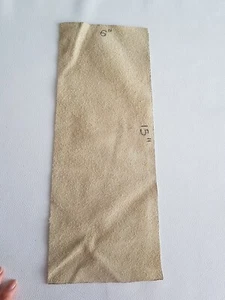 CREAM GENUINE LEATHER OFFCUTS 15"x 6" TOP ITALIAN QUALITY  LEATHER - Picture 1 of 4