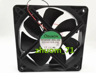 1PC SUNON EEC0252B1-000U-A99 DC24V 5.0W 12cm inverter cooling fan - Image 1 of 3