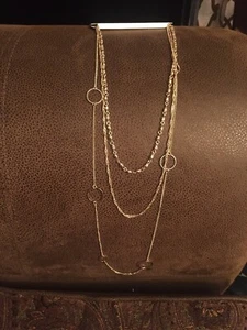 Time And Tru color gold Link 20" Necklace With Extender NWT - Picture 1 of 3