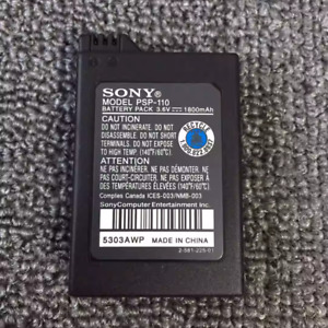 2x PSP-110 Battery 1800mAh 3.6V For Sony PSP-1001 PSP 1000 Fat New free shipping
