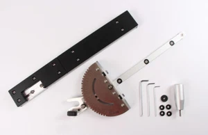 DIY Woodworking Tool Miter Gauge Box Joint Jig Kit Adjustable Flip Stop Y - Picture 1 of 12