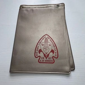 BSA Vinyl Pocket 1967 WWW Order of the Arrow U. of Nebraska 52nd Ann. STS-592 - Picture 1 of 7