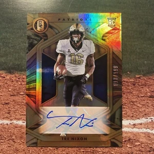 2021 Panini Gold Standard NFL 194 - Tre Nixon RC AUTO #/199 Patriots - Picture 1 of 3