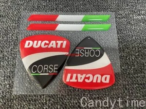 3D Domed Fuel Tank Badge Emblem Fairing Fender Helmet Decal Sticker For Ducati