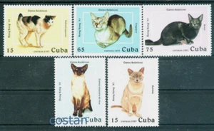 1997 Cats,Japanese Bobtail,Seal Point Siamese,Singapura,Korat,Caribbean,3988,MNH - Picture 1 of 1